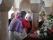 Svatý otec Benedikt XVI. před Paladiem země české.