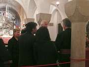 President Václav Klaus přechází k Paladiu země české.